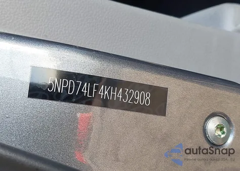 2019 Hyundai Elantra Se z USA, uszkodzony, nr VIN 5NPD74LF4KH432908